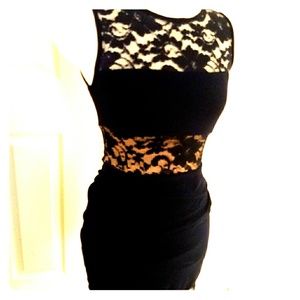 Lacey Navy Short Dress