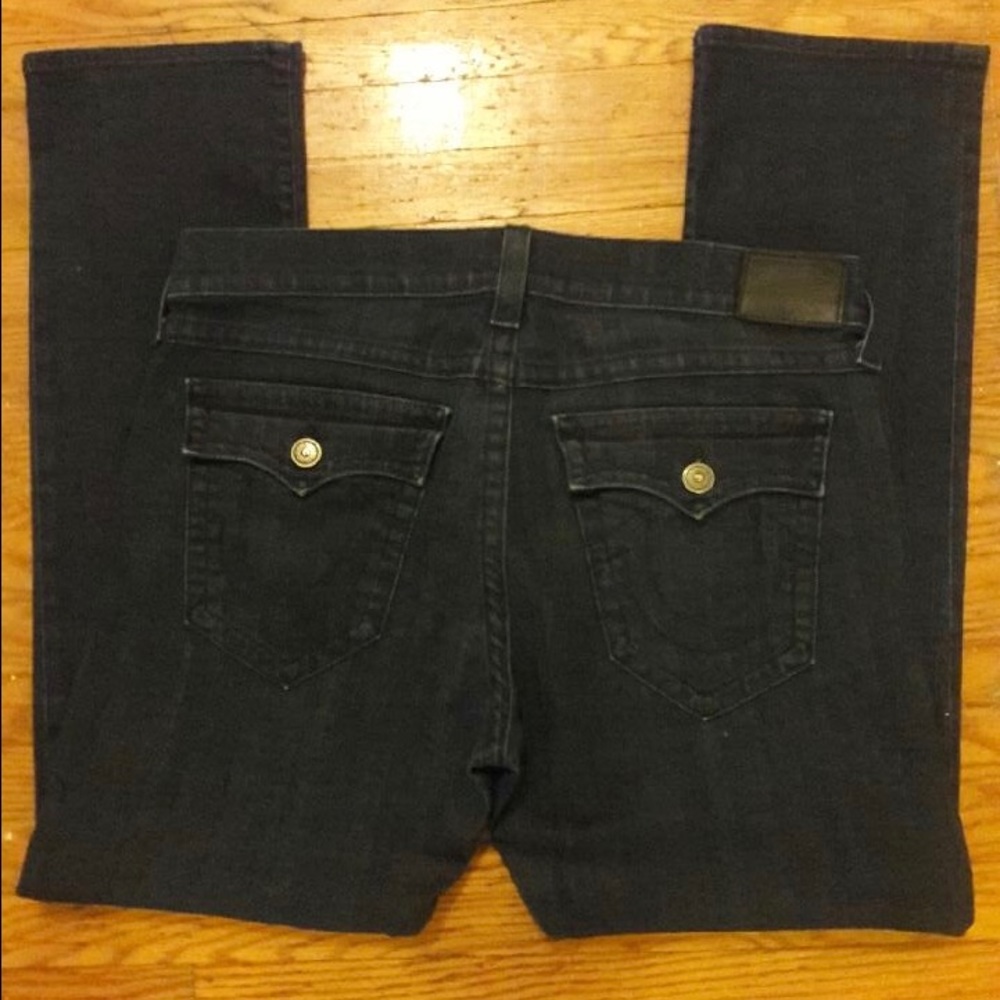 Men's True Religion Dark Blue Jeans / Ricky/ 38/32