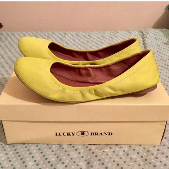 Lucky Brand Shoes - Yellow Lucky Brand Flats