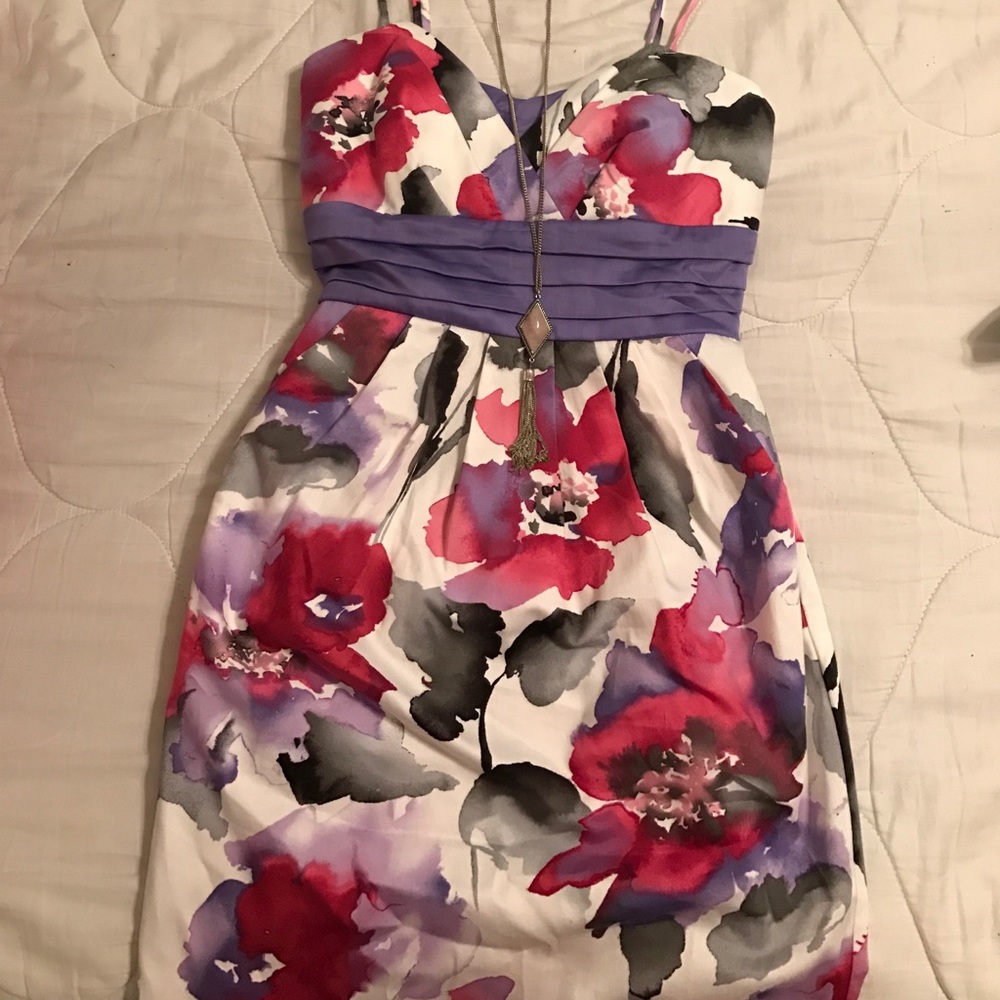 Fancy Floral body con dress 🎀💖💝💕