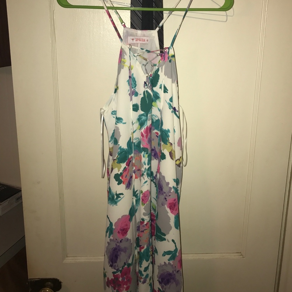 Floral print dress