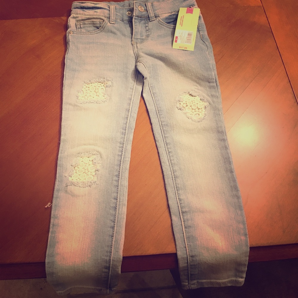 Girls Jeans super skinny adjustable waist