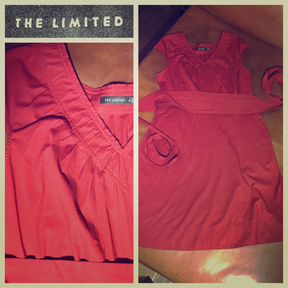 Red Flared 50esque Dress Size 12