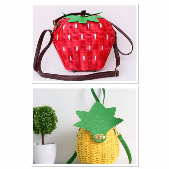 Hand Made Woven Pineapple bag HP Casual Cool 🎉😍 - Picture 3 of 6