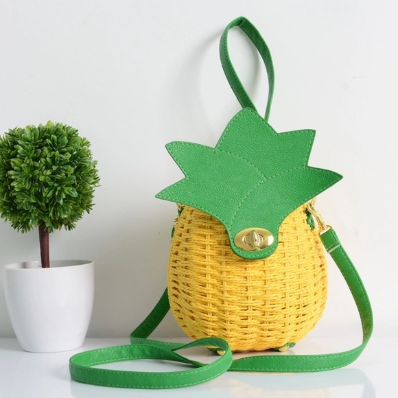 Hand Made Woven Pineapple bag HP Casual Cool 🎉😍 - Picture 6 of 6