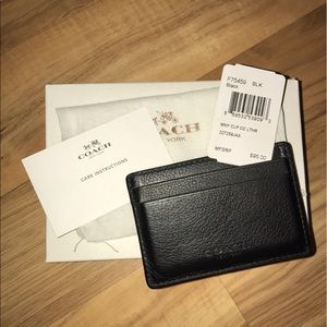 Coach Money Clip / Card Holder - MAKE OFFER