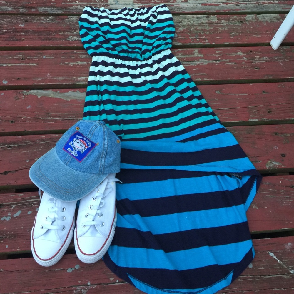 MINI SUMMER STRAPLESS DRESS👗