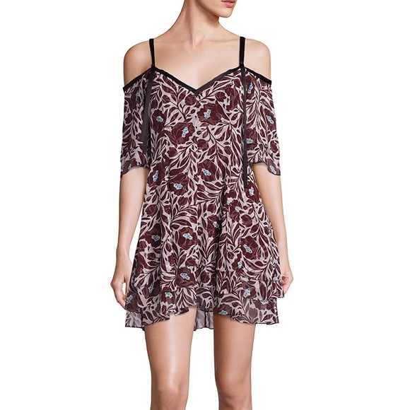 Cinq a Sept silk print dress