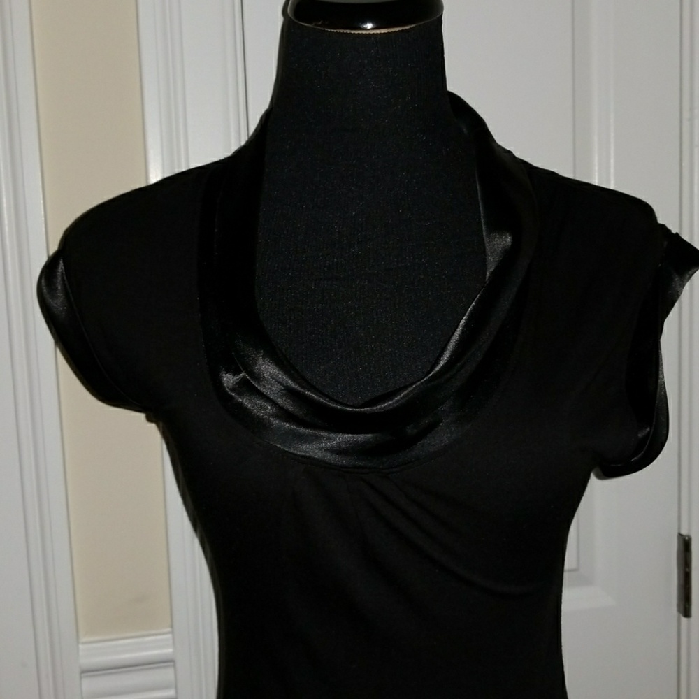 **3 for $20** H&M satin mixed media top