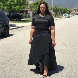 Feeling like a Queen 2 Piece Hi-Lo Skirt Set