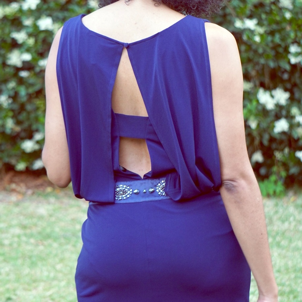 Laundry By Shelli Segal Royal Blue Cocktail Mini