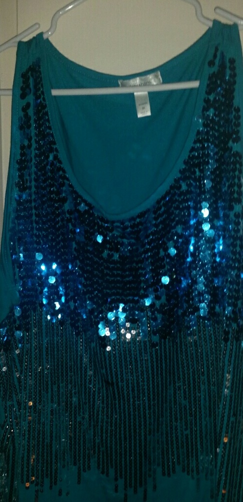 Sequin tank top