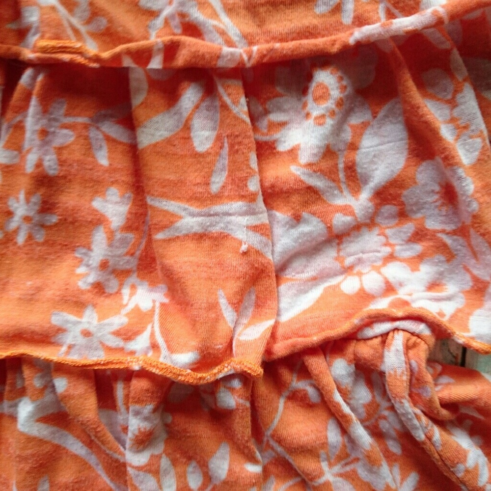 Orange Ruffle Tank - Picture 6 of 6
