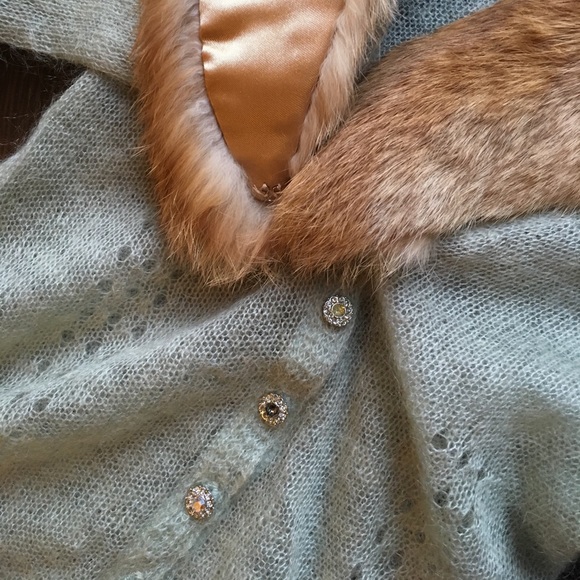 Vintage, 100% Rabbit fur, detachable trim! - Picture 3 of 4