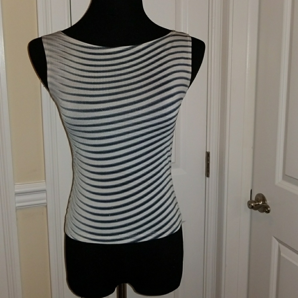 **3 for $20** Sleeveless top ombre with sparkles