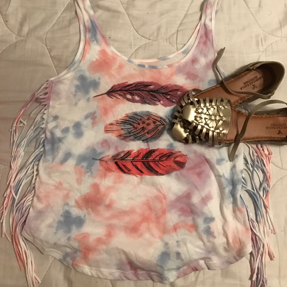 Crazy Cool tie-dye top 💙💚💜💓