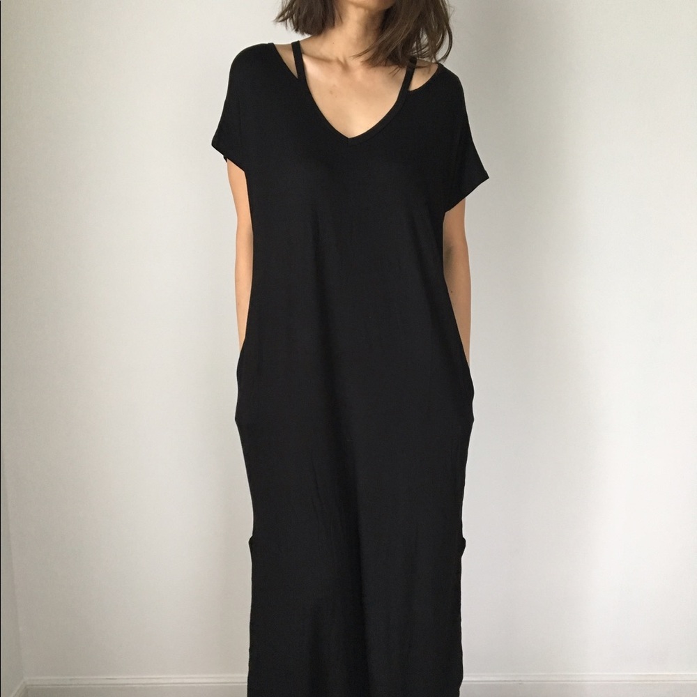 Resort summer long maxi dress. Made in USA - Picture 4 of 4