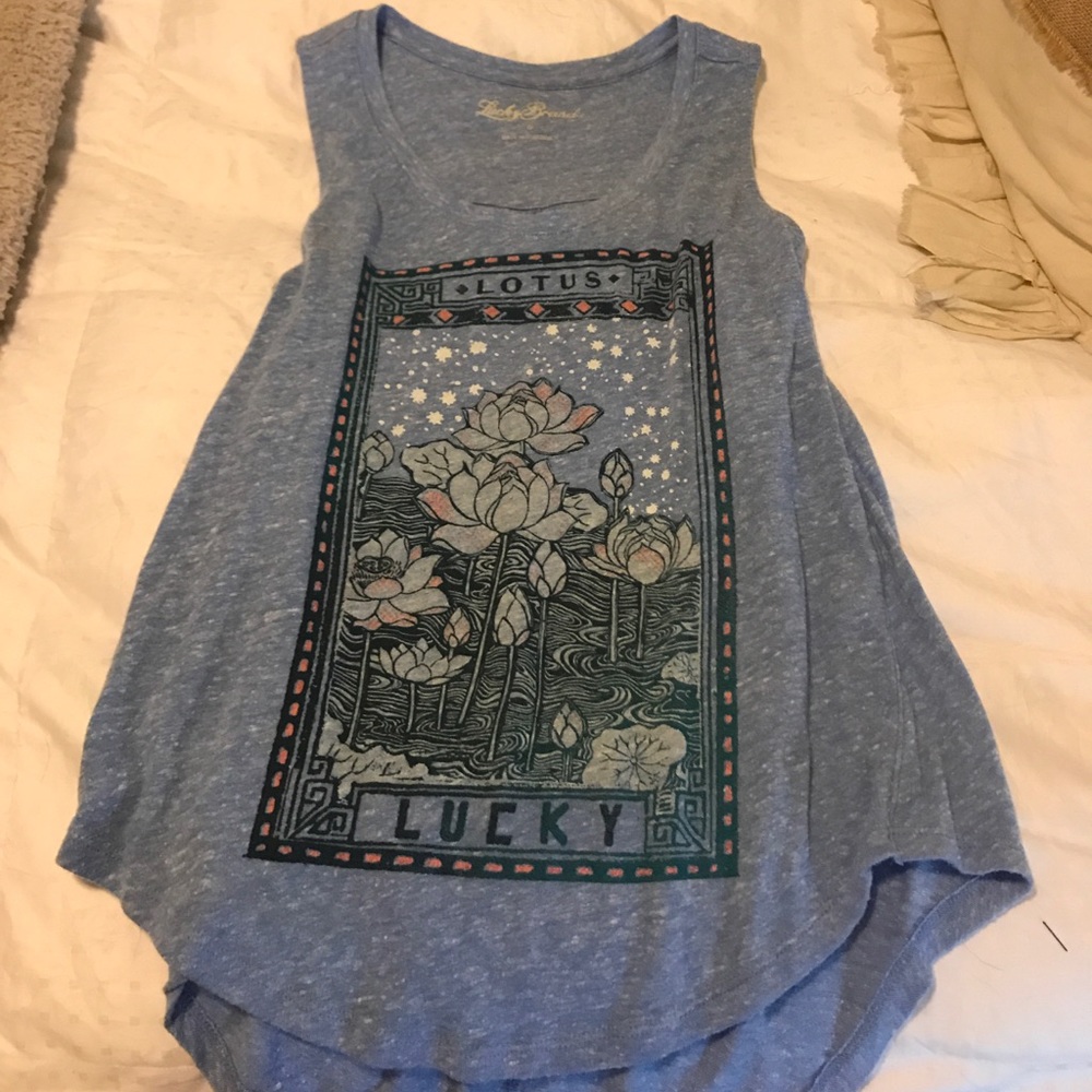 Blue Lucky Brand tank