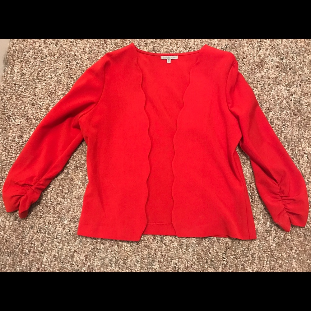 Quarter sleeve blazer