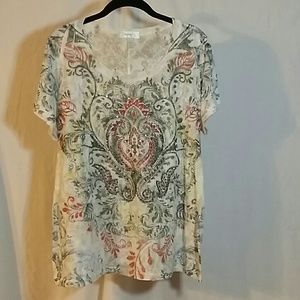 Dressbarn beaded t-shirt