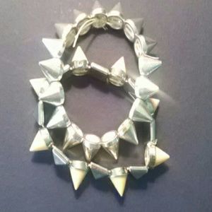 Set of two Spikey Bracelets