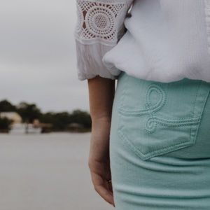 Lilly Pulitzer Worth Straight Jeans Light Blue