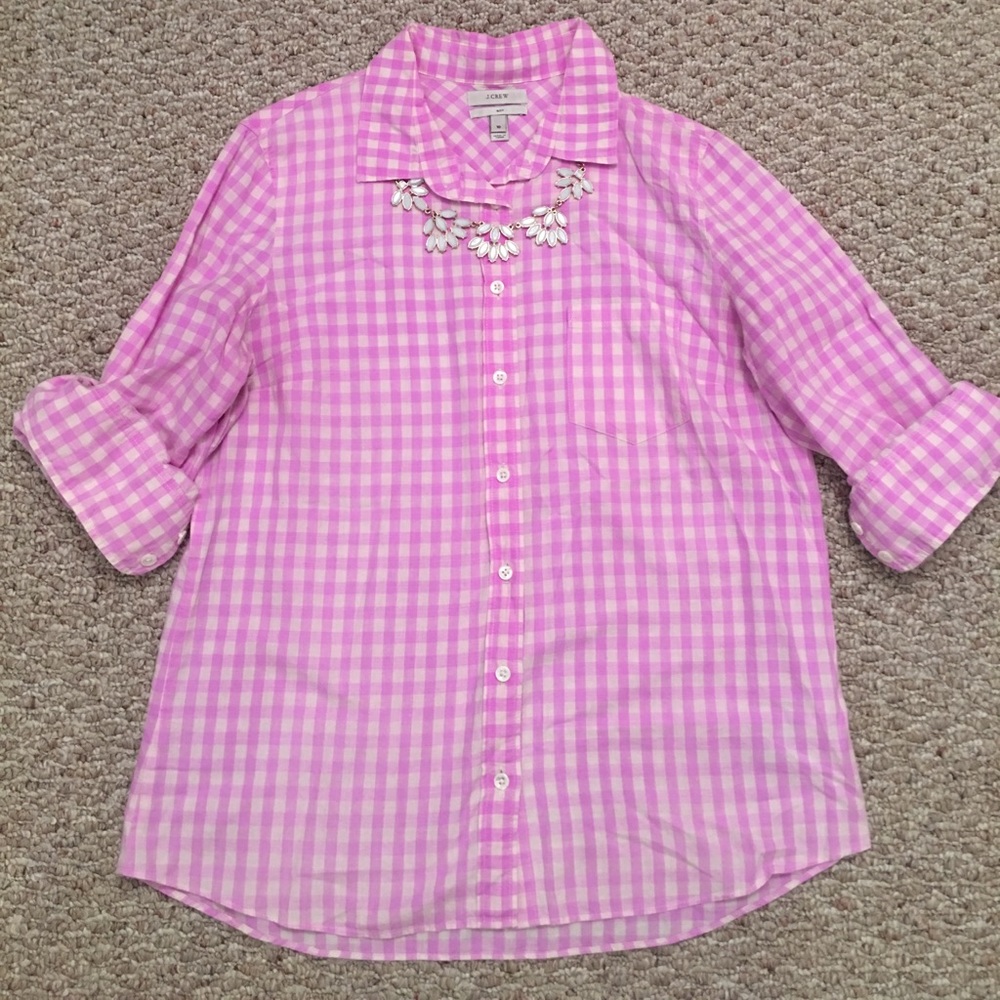 J. Crew Checkered Shirt