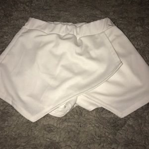 White envelope skirt