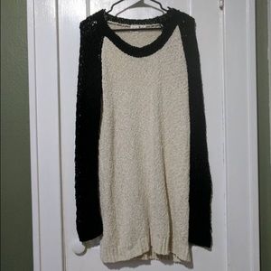 Oversized knit sweater dress