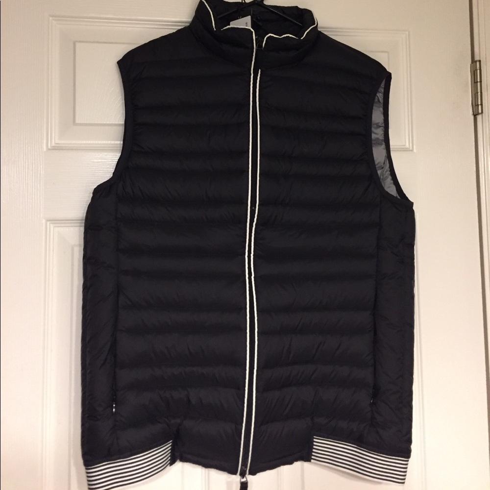 Down waistcoat from Armani Exchange.