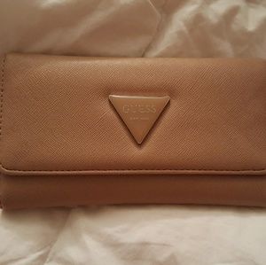 NWT Camel-colored Guess Wallet