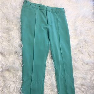 Aqua dressy pants