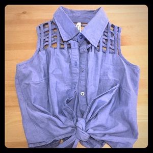 Denim Vest.