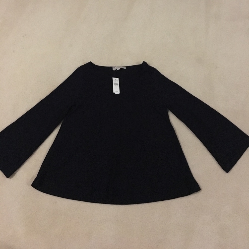 Loft Size Medium Navy Blouse