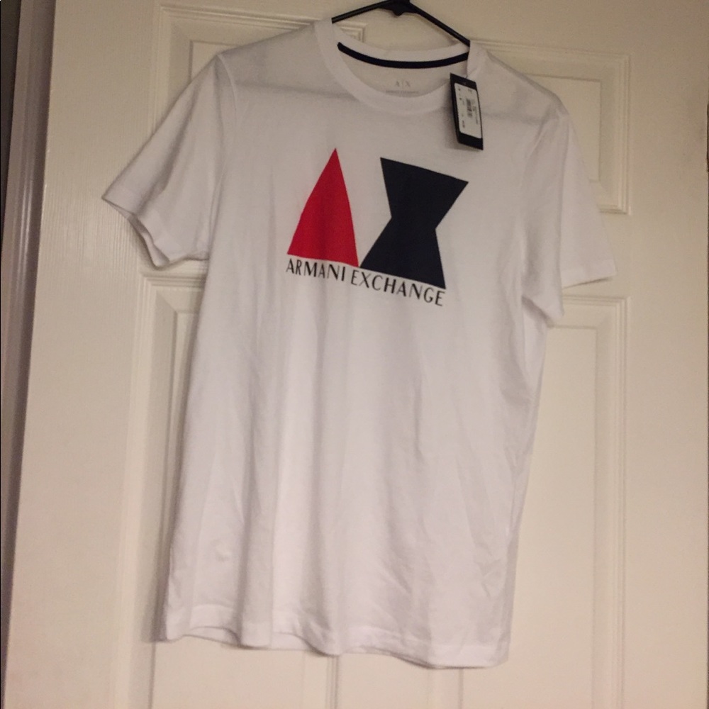 White Armani Exchange t-shirt