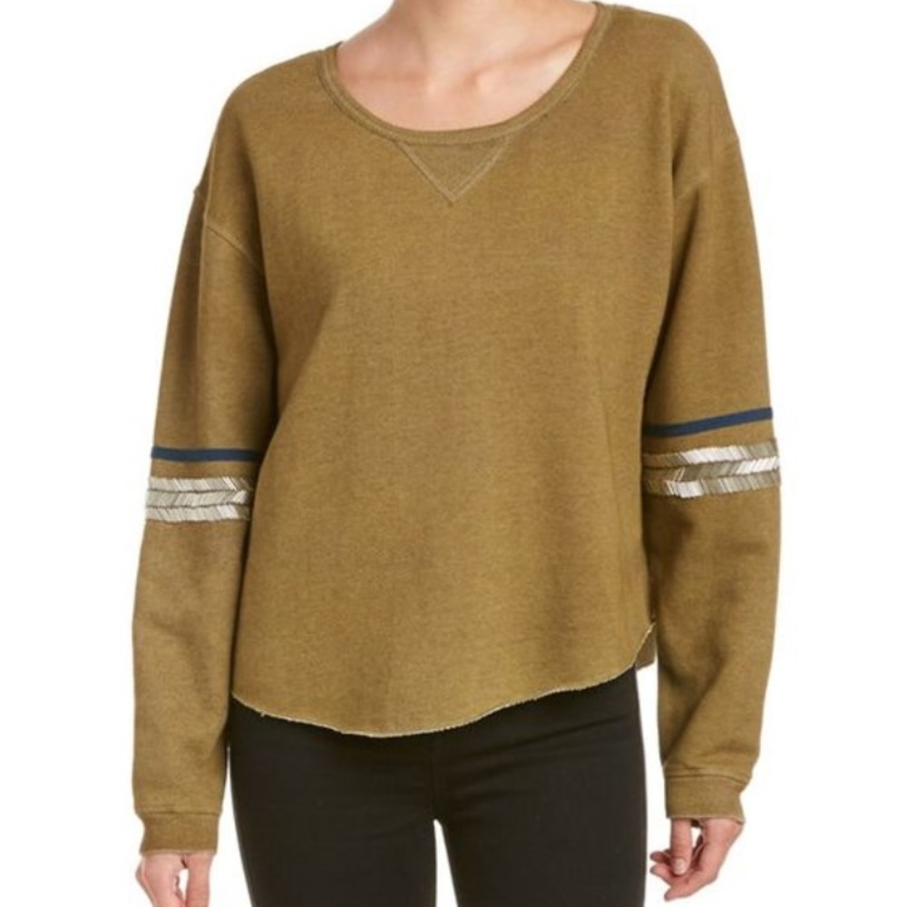 NWT Free People Harper pullover size Small in Moss
