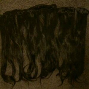 20 inch 6 piece weft hair extension real hair
