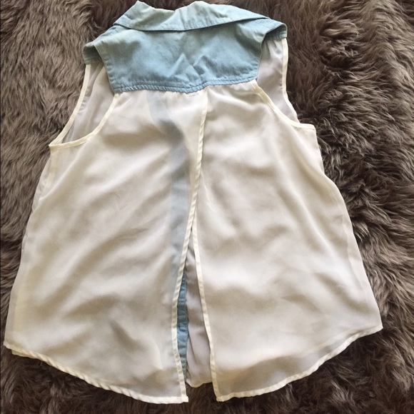 Sleeves Denim Shirt. - Picture 3 of 4