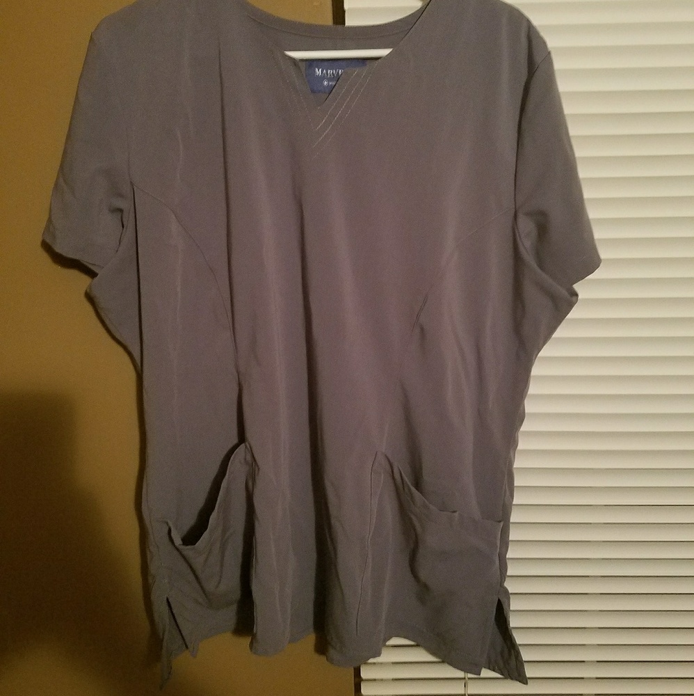 Extra silky soft scrub top