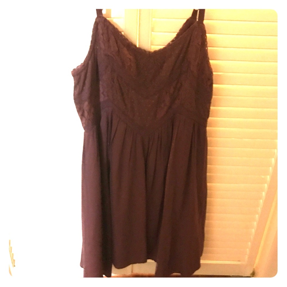 AMERICAN EAGLE SUNDRESS WITH LACE OVERLAYS