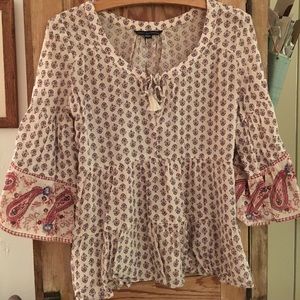 American Eagle peasant top size xs