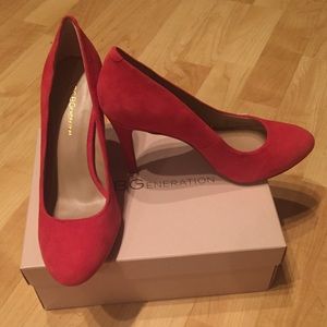 BCBGeneration Suede Heels - size 8M