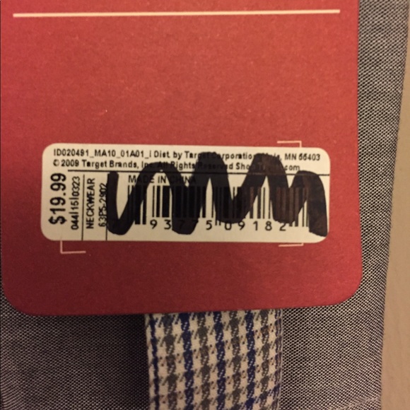 NWT 🌸 Men's Merona Bow Tie and Pocket Square - Picture 4 of 4