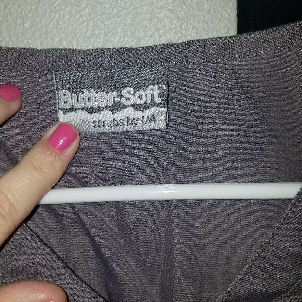 Butter soft scrub top  hardly worn