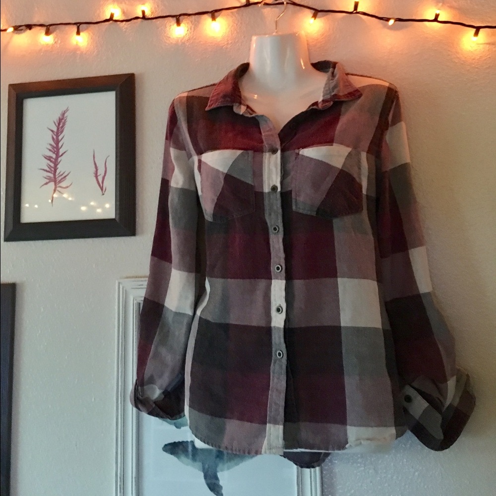 Red and White Checked Flannel