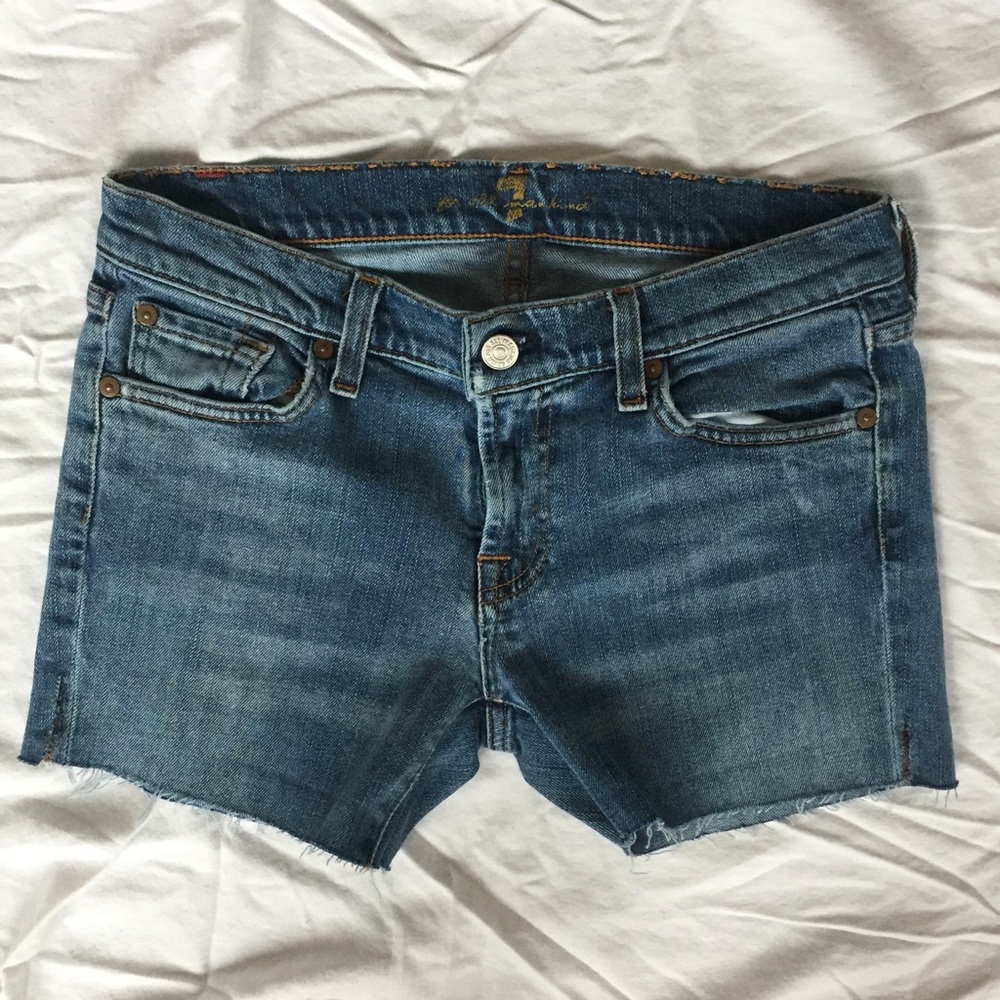 7 for All Mankind Boyfriend Jean Shorts