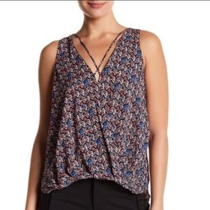 Lush X Front Strappy Sleeveless Top