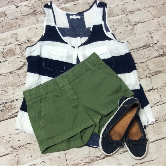 J. Crew Pants - J. CREW GREEN CHINO SHORTS