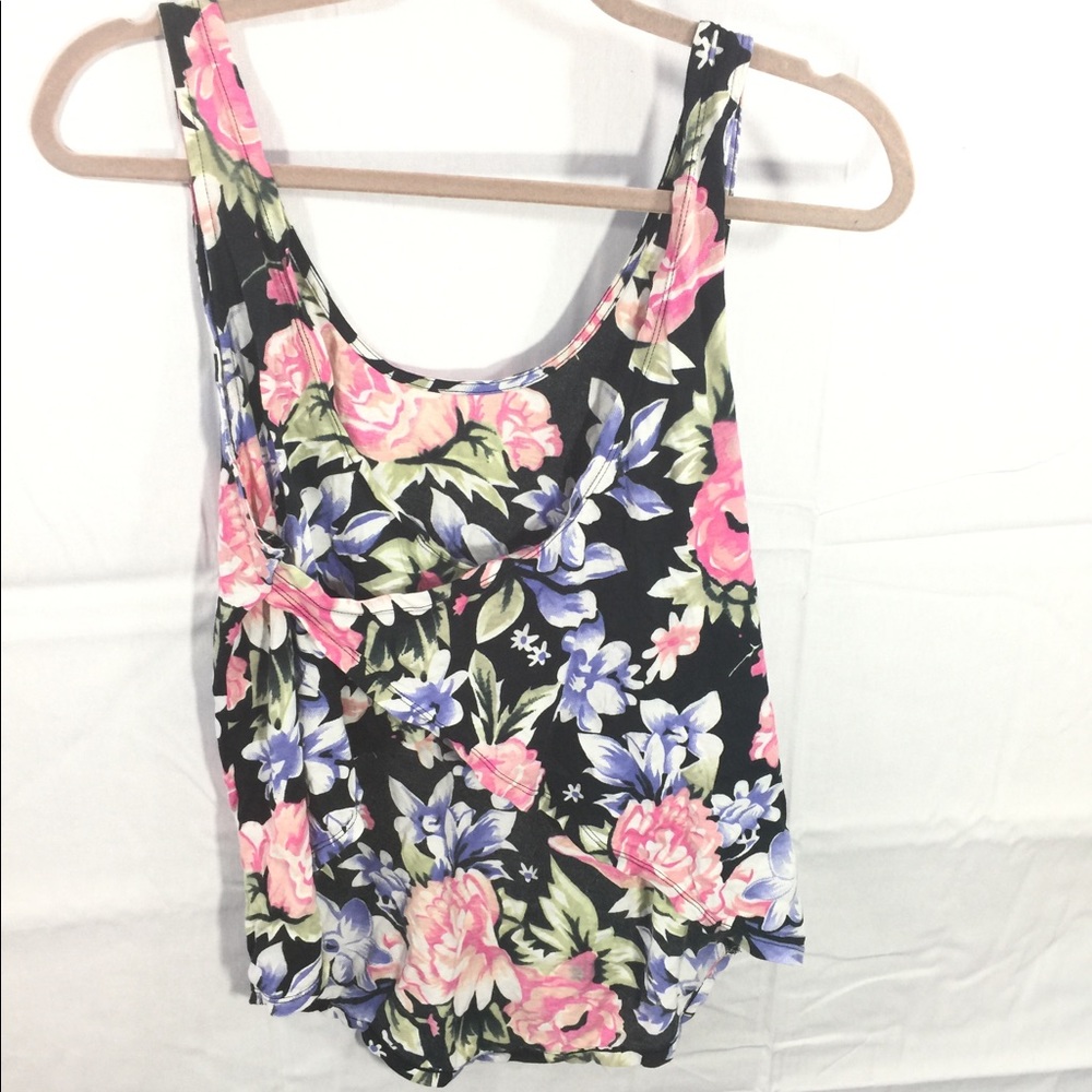 Floral tank top