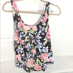 Floral tank top